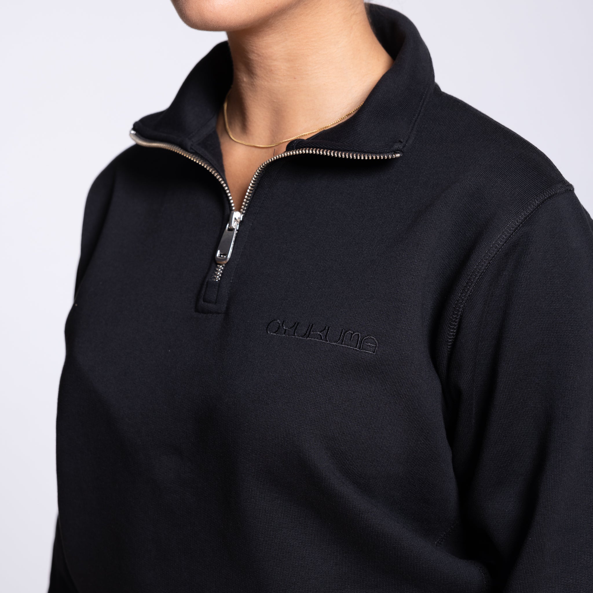 Major Half Zip Black