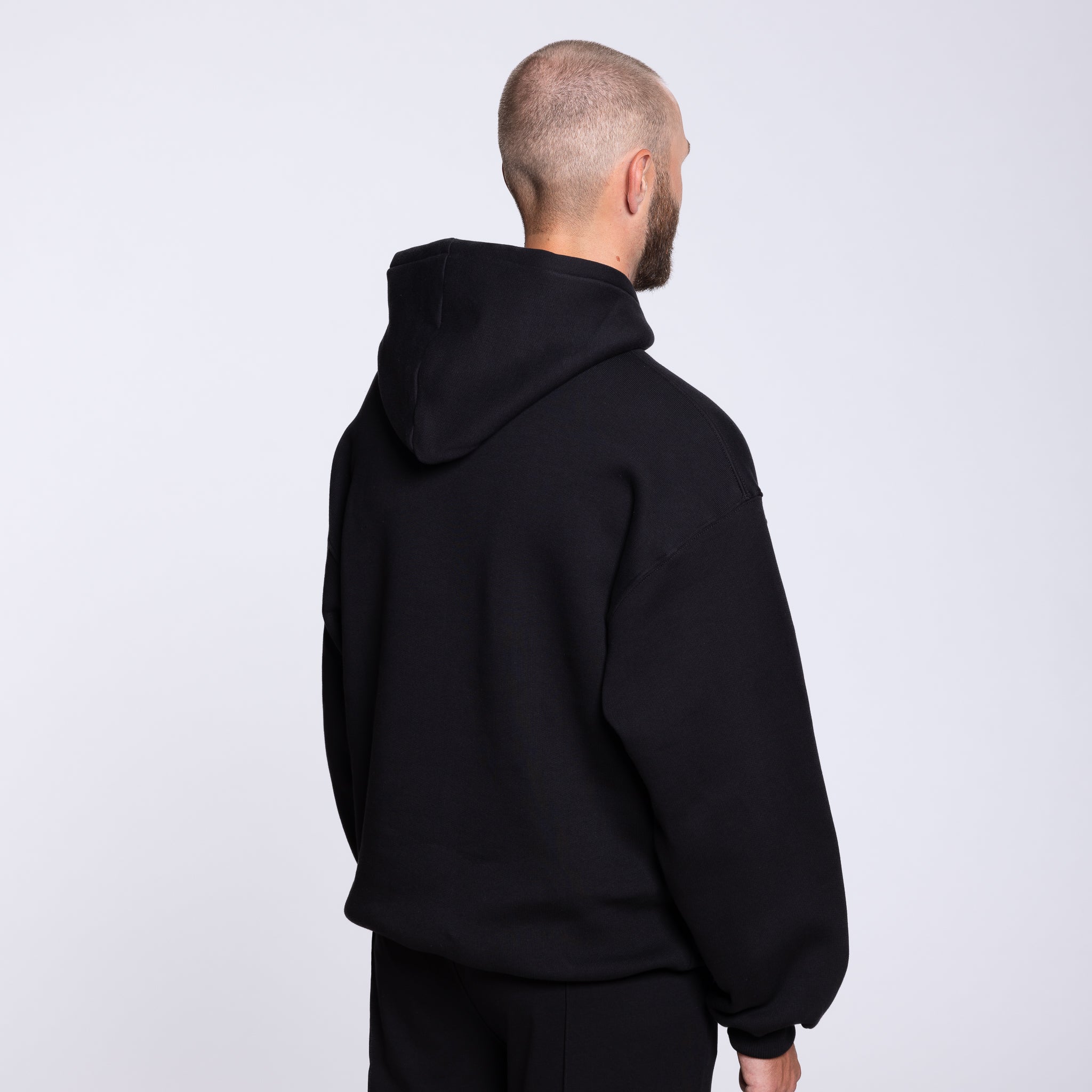 men Major Hoodie Black