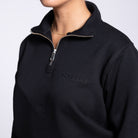Major Half Zip Black 